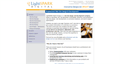 Desktop Screenshot of lightsparkdigital.com