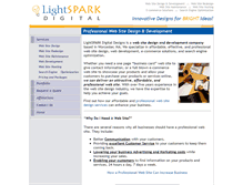 Tablet Screenshot of lightsparkdigital.com